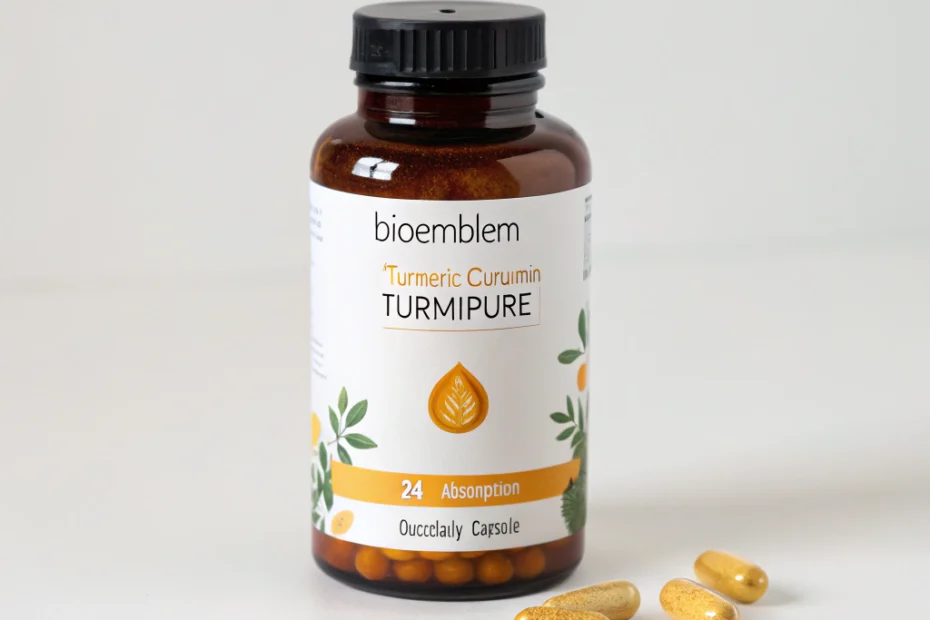 BioEmblem turmeric curcumin TurmiPure: 24× absorption, once-daily capsule: Choose the Right Supplement