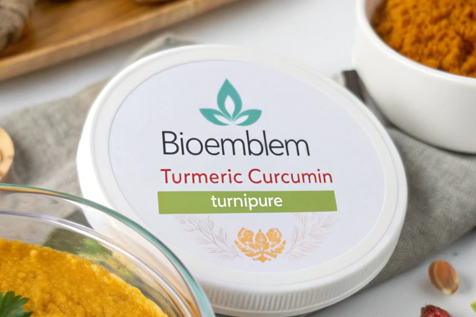 BioEmblem turmeric curcumin TurmiPure: better uptake vs standard turmeric: Discover Enhanced Absorption