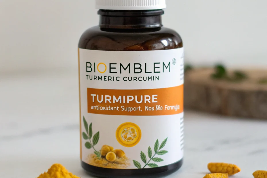 BioEmblem turmeric curcumin TurmiPure: antioxidant support, non-GMO formula: Choosing the Right Supplement