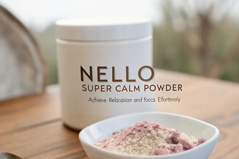 nello super calm powder: Achieve Relaxation and Focus Effortlessly