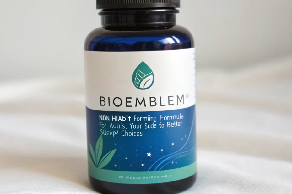BioEmblem natural sleep aid: non-habit-forming formula for adults: Your Guide to Better Sleep Choices