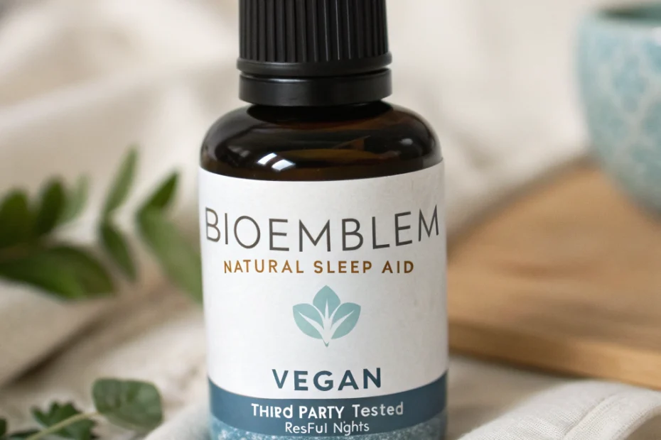 BioEmblem natural sleep aid: clean label, vegan, third-party tested: Your Guide to Restful Nights