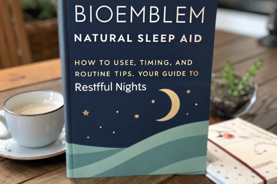 BioEmblem natural sleep aid: how to use, timing, and routine tips: Your Guide to Restful Nights